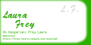 laura frey business card